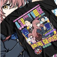 A Silent Voice T-shirt Year round New Model clothing personality Clothes Oversized Unisex Streetwear Trendy Cotton hot product