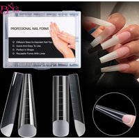 New Top Forms for Nails Almonds Dual Forms Nails for Poly Nail Gel Quick Building Extension Reusable False Tips Mold Acrylic
