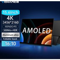 VCHANCE 15.6 Inch 4K Portable Monitor 3456*2160p 100%DCI-P3 500Nits Office Display for PC Laptop Phone XBox Switch Macbook