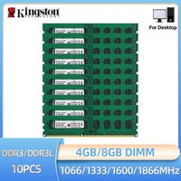 Kingston Memoria Ram DDR3L DDR3 4GB 8GB 1066MHz 1333MHz 1600MHz 1866MHz PC3-12800 1.5V 1.35V 240Pin for Desktop Computer