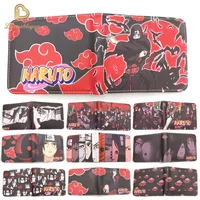 Student Exclusive Kakashi Half Fold Wallet, Cute Print Card Holder PU Coin Purse, Hot Selling Anime Surprise Gift for Teenagers
