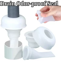 White Silicone Drain Deodorant Core Sewer Pipe Anti Odor Seal Plug Kitchen Sink Floor Drains Filter Stopper Bathroom Accessories