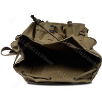 1PC Green Khaki Outdoor Equipment Tactical Large Capacity Bag Vintage WWII US M14 Backpack Running Bag Storage Bag Canvas
