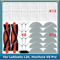 Kompatibel für ( Lubluelu L20 / Honiture V8 Pro / Airzeen V8 Pro ) ersatzteile zubehör filter hauptseite bürste mop tuch