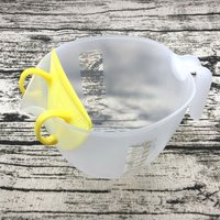 Transparent Filter Measuring Cup for Beating Eggs Liquid Measuring Bowl with Scale PP Material Liquid Measuring Glasses