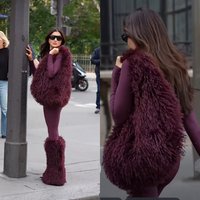 Luxury Fluffy Tote Women Shoulder Bag Lamb Wool Faux Fur Bags for Women Winter Large Capacity Shopper Plush Designer Handbags