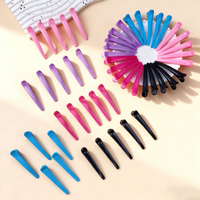Multicolor Solid Plastic Sectioning Alligator Hair Clips Salon Hair Styling Barrettes for Women Makeup and Daily Washing Face118