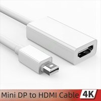 Mini Displayport To HDMI-compatible Cable 4K Adapter 1080P Mini DP Male to HDMI-compatible Female For Apple MacBook Air Pro