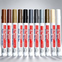 1-20Pcs Grout Pen Waterproof Tile Marker Wall Seam Pen, for Tiles Floor Bathroom Decontamination Seam Repair (Black,White,Beige)