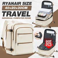 Vacuum Backpack with Pump Airplane Cabin Backpack 40x30x20 Ryanair Hand Luggage Wizzair Travel Backpack Women Men Laptop Bags