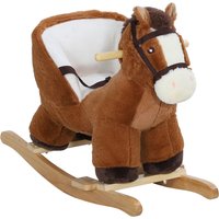 Aiyaplay Schaukelpferd für Kinder 18-36 Monate 68X33X45 cm Braun