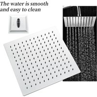 Stainless Steel Square Shower Head High Pressure Water Saving Sprayer Rainfall Waterfall Nozzle For Bathroom Accessories