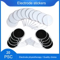Coussinets d'électrodes de stimulateur musculaire TENS Ems, 5cm, autocollants d'électrode de stimulateur musculaire nerveux en Gel pour Machine de thérapie numérique