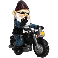 1 Pcs Gnome Dwarf Resin Crafts Garden Decoration Home Ornaments Biker Old Man Riding Motorcycle Statue Gardening Decorations