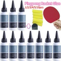 Table Tennis Glue Set Water-based Glue VOC Free Ping Pong Rubber Adhesive with brush for Racket Tennis Paddle Glue Easy To Use