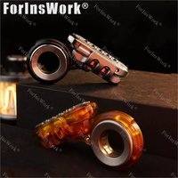 WANWU EDC Exoskeleton Ratchet Ring Mechanical Magnetic Sliders Fidgeting Toys Adult Sensory Toys Novelty Toy Desk Gadgets