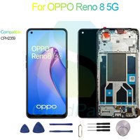 For OPPO Reno 8 5G Screen Display Replacement 2400*1080 CPH2359 Reno 8 5G LCD Touch Digitizer