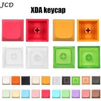 JCD 10PCS Blank 1u Keycaps XDA Keycap Custom DIY Supplement Key caps PBT Key cap for Cherry MX Switch Mechanical Keyboard Caps