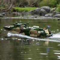 RC Ships 70cm CB90 Attack Remote Control Speedboat 3D Printed Forming RC Schiffe Model Kit Ship Toy
