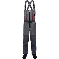 5-Layer Zip-Front Chest Waterproof Zippered Breathable Chest Waders Fly Fishing Stockingfoot Waders for Men Women