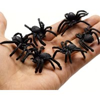 10pcs, Halloween Decorations, Prank, Small and Interesting Realistic Plastic Spider Prank Props,Christmas, Halloween Photo Props