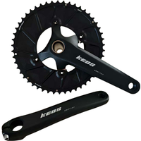 AliExpress NONE KEOS 50-34T/52-36T Double Chainring Road Bike Crankset Aluminum Alloy Hollowtech Integrated 11/12 Speed Crank Arms 165/170mm