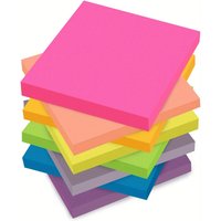 8 pcs Sticky Notes 8 Bright Colors 30 Sheets/Pad 240 Sheets Self-Adhesive Pad Sticky Notes for Office Home School Meeting