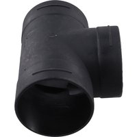 T Piece Outlet Connector 80mm for Warm Air Vent Hose Suitable for Webasto Diesel Heater Installation and Air Flow Control