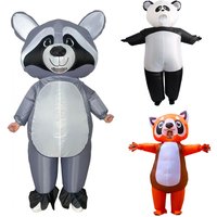 Giant 3D Raccoon, Panda Inflatable Clothing Adult Quick Inflatable Festival Party Photo Check in Funny Coswear