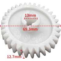 For Liftmaster 41A2817 32 Teeth Drive Gear White Gear for Garage Door Opener Drive 41A2817 41C4220A Part Replacement