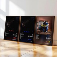 R2 Poster Art Cover Songs Music Rap Wall Waterproof Paper Sticker For Living Room Home Decor
