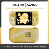 AYANEO Pocket AIR Mini x B.Duck Limited Edition Retro Handheld 4.2-inch 4:3 Screen with Hall Joysticks 64G Retro Pocket Console