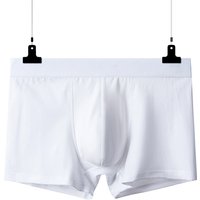 2pcs Pure Cotton Man Boxers Underwear Comfortable Breathable Undershorts Bodysuit Men White Color Undershorts 3XL 4XL 5XL 6XL