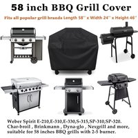 Outdoor Patio Grill Cover UV Protective Oxford Cloth Durable Waterproof Grill Cover for All Weather Protection