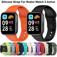 Silicone Strap For Redmi Watch 3 Active Smart Watch Replacement Sport Bracelet Wristband for Redmi Watch 3 Active Strap