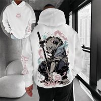Demon Slayer Men's Hoodie Sweatshirt Inosuke Hashibira Anime Spring and Autumn Boys' Children's Long-sleeved Parent-child Outfit