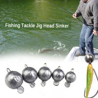 Fishing Weight 3/5/7/10/12/14g Sinker Jig Head Deep Water Round Ball Lure Hook Sinker Rock Fishing Tackle Cast Pesca Accessories