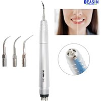 New Dental Ultrasonic Air Scaler with 3 Tips Tooth Calculus Remover Cleaning Tool Handpiece Whiten Tooth Cleaner Dentist Lab