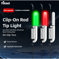 TINSOL 2026 New 2-20PCS Fishing Rod Tip Light, Fish Bit Alarm, Suitable for Night Fishing(Batteries not included)