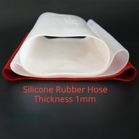 Oversize Silicone Rubber Hose Thickness 1mm Pipe Large Tube Inner Dia 12-1000mm Industrial Grade High Temp Resistant 1meter