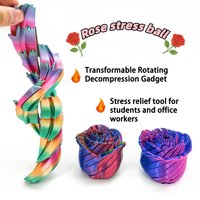 3D printed colourful rose slime suitable as a home decoration, it is an excellent aid for creative stress relief and relaxation