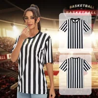2026 Men Football T-shirts Black Soccer Uniform Breathable Soccer Referee Shirts Training Women Shirt Uniforms Sports T-shirt