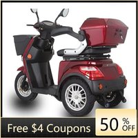 Rs China factory three-wheel 1000W motor EEC electric motorcycle scooter 2-seat electric scooter