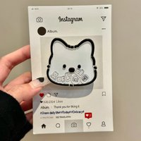 Korean Cartoon Puppy Shake Grip Tok Griptok Phone Holder Stand Support For iPhone 15 Samsung Universal Accessoriess Holder