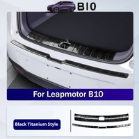 For Leapmotor B10 Rear Bumper Protector Stainless Steel Door Sill Scuff Plate Kick Pad Anti Scratch