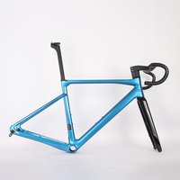 2026 New Carbon Ultralight Road Racing Bicycle Frame T47 700*32C Carbon Bike Frame Disc Brake All Internal Wiring Di2&Mechanical