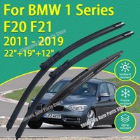 Front Rear Silicone Coating Wipers for BMW 1 Series F20 F21 114i 116i 118i 120i 125i 116d 118d 125d 2011 - 2019 22"+19"+12" Car