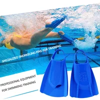 Silicone Short Swim Fins for Adult Lightweight Snorkeling Diving Training Flippers Comfortable Frog Style Free Diving Swim Shoes