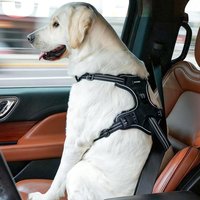 New Car Dog Harness Anti-Jump Window No Pull Pet Vest Adjustable Heavy Duty Safety Seatbelt Leash for Medium Large Dogs