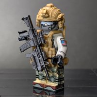 Military Figure Building Blocks German KSK Delta Special Forces Boys Assembly Model Toy from Mainland China for Ages 14+